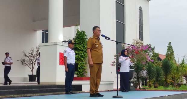Bupati Natuna Pimpin Apel Rutin Senin Pagi