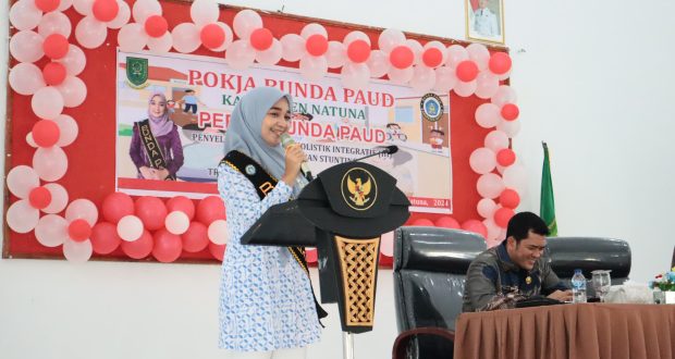 Bunda Paud Natuna Septi Dwiani Buka Sosialisasi Penyelenggaraan Paud Holistik Integratif